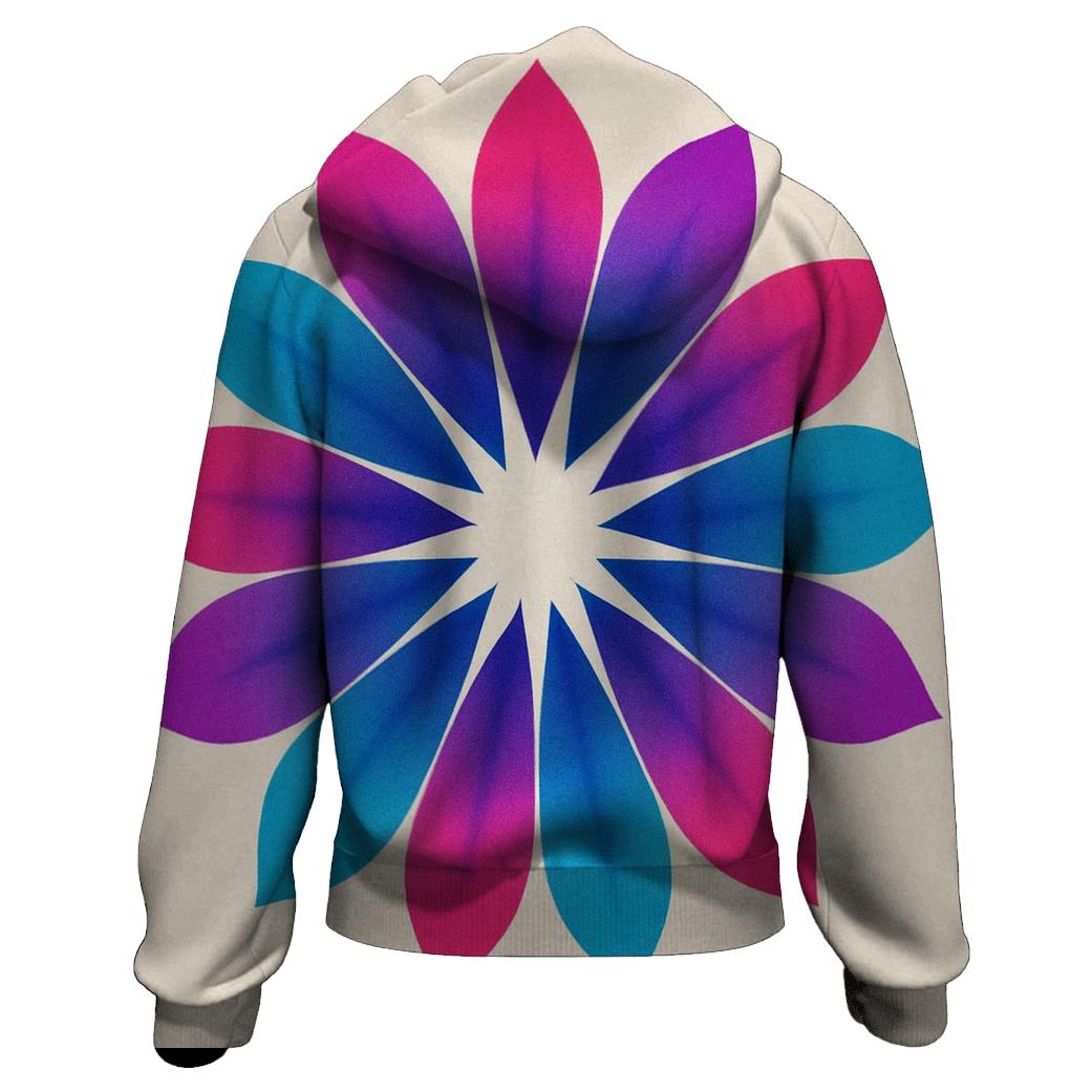 Mandala Petal Burst hoodie designs
