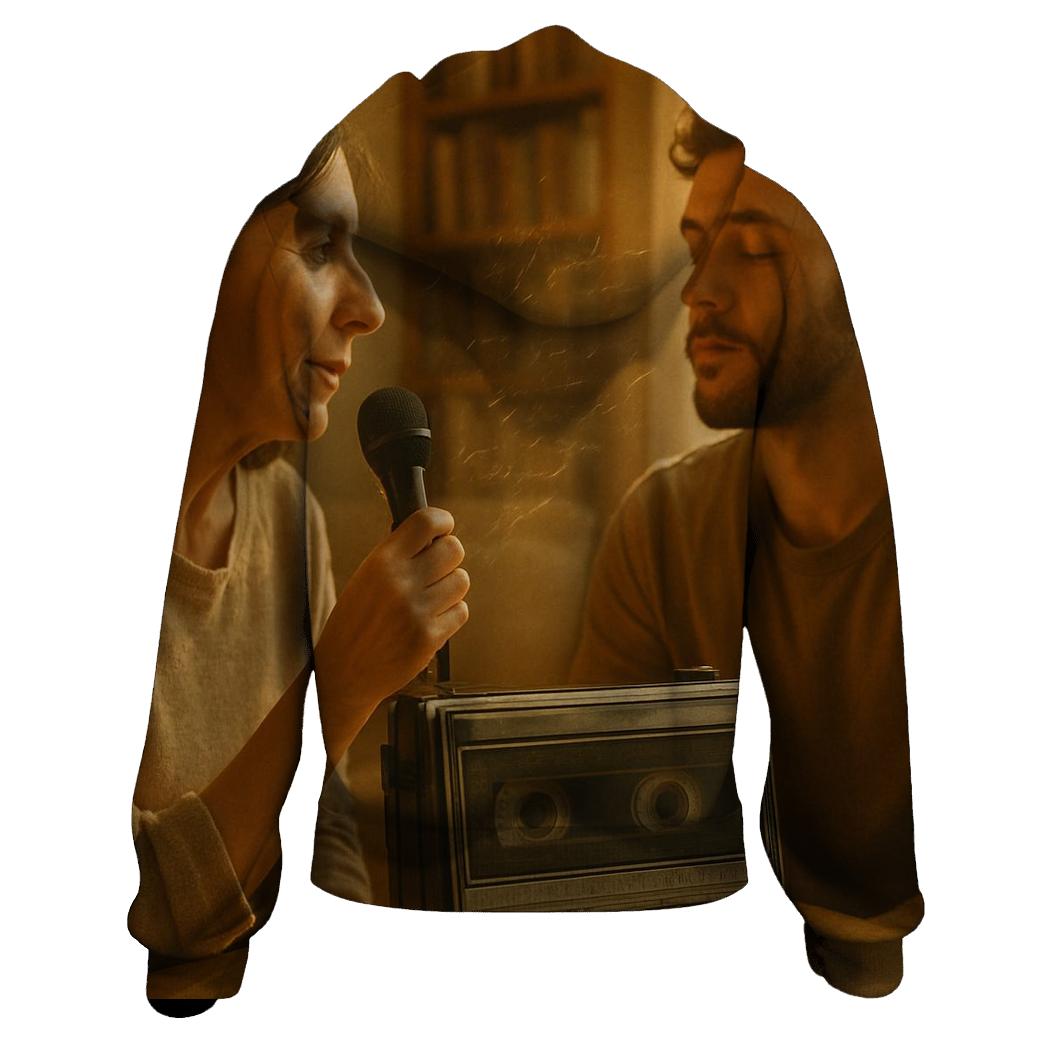 Echoes Of Her Voice embroidered hoodies