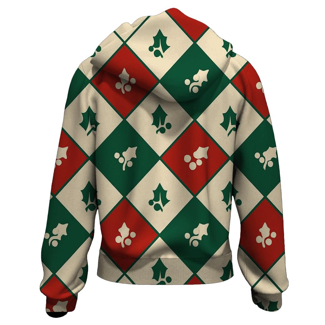 Holly Grid Delight pullover hoodies