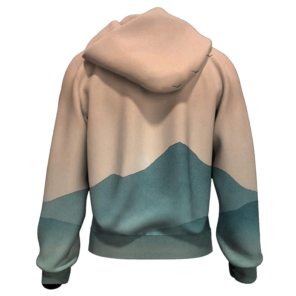 Dawn Of Stillness zip-up hoodies