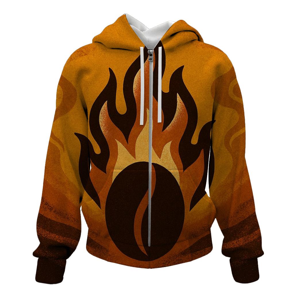 Roast Flame Emblem pullover hoodies