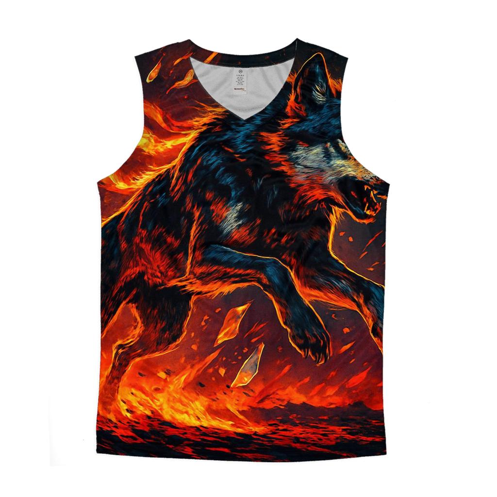 Primal Flame Rider personalized athletic tanks
