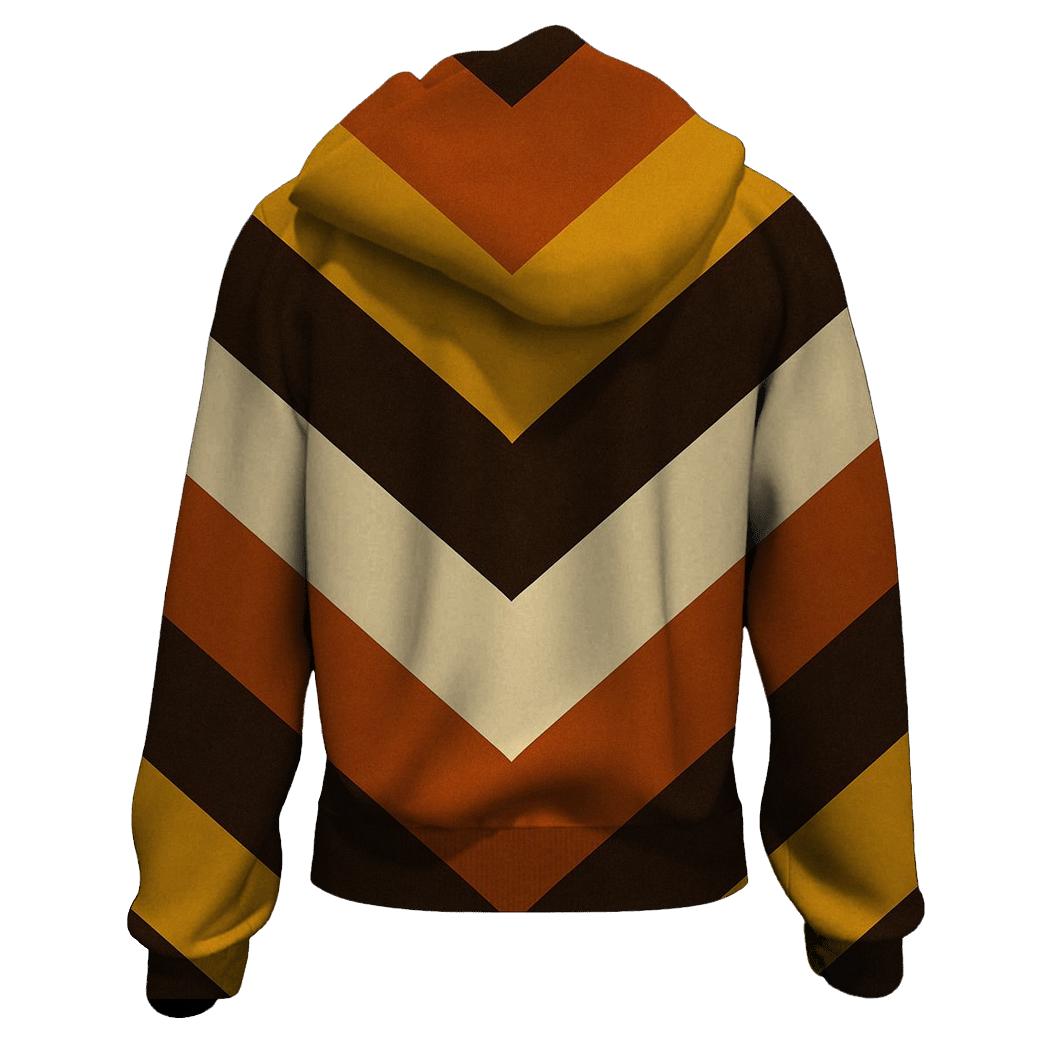 Harvest Moon Chevron embroidered hoodies