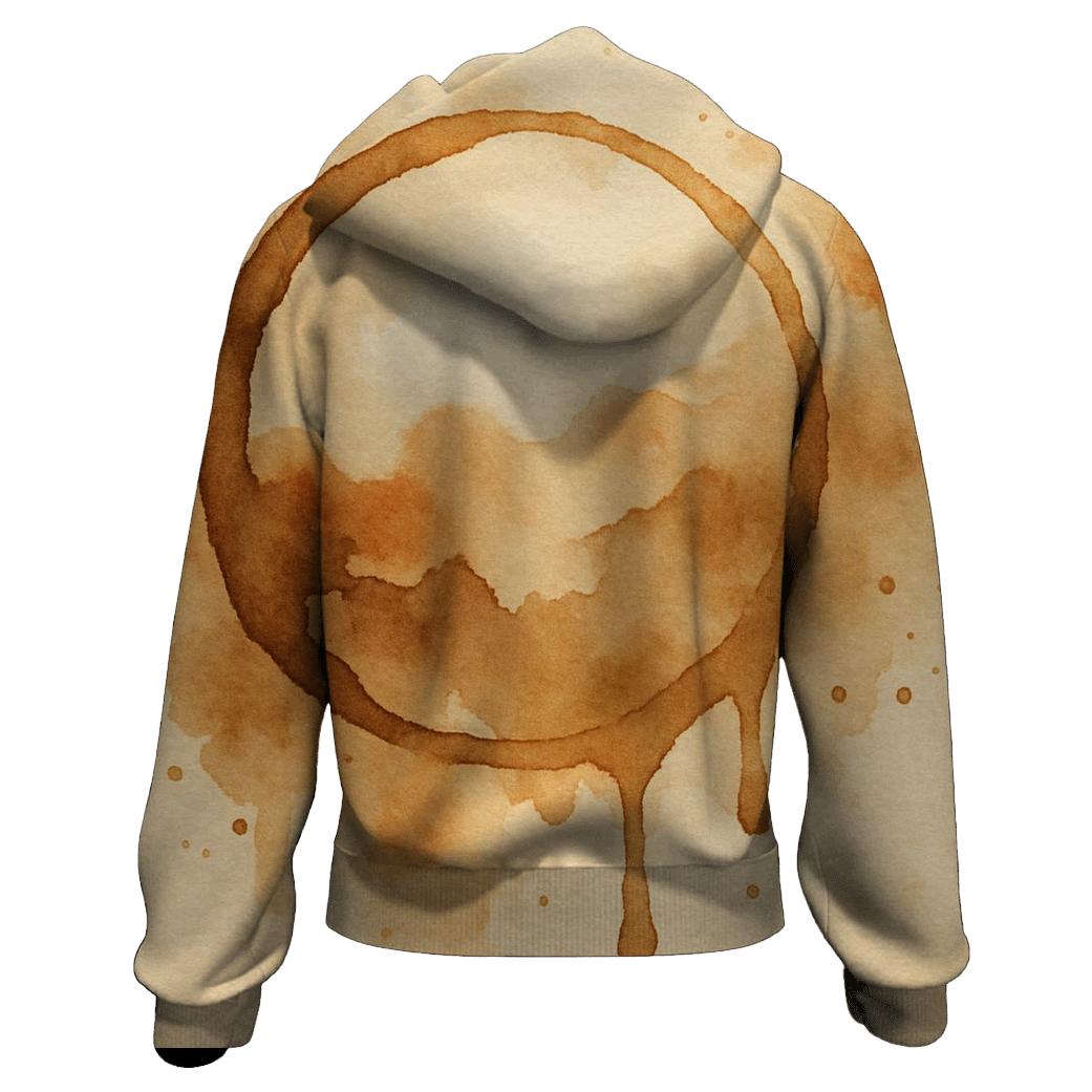 Cup Ring Stain Art lightweight hoodies
