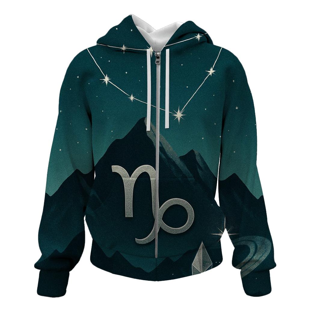 Capricorn Mountain Goat Nebula custom hoodies