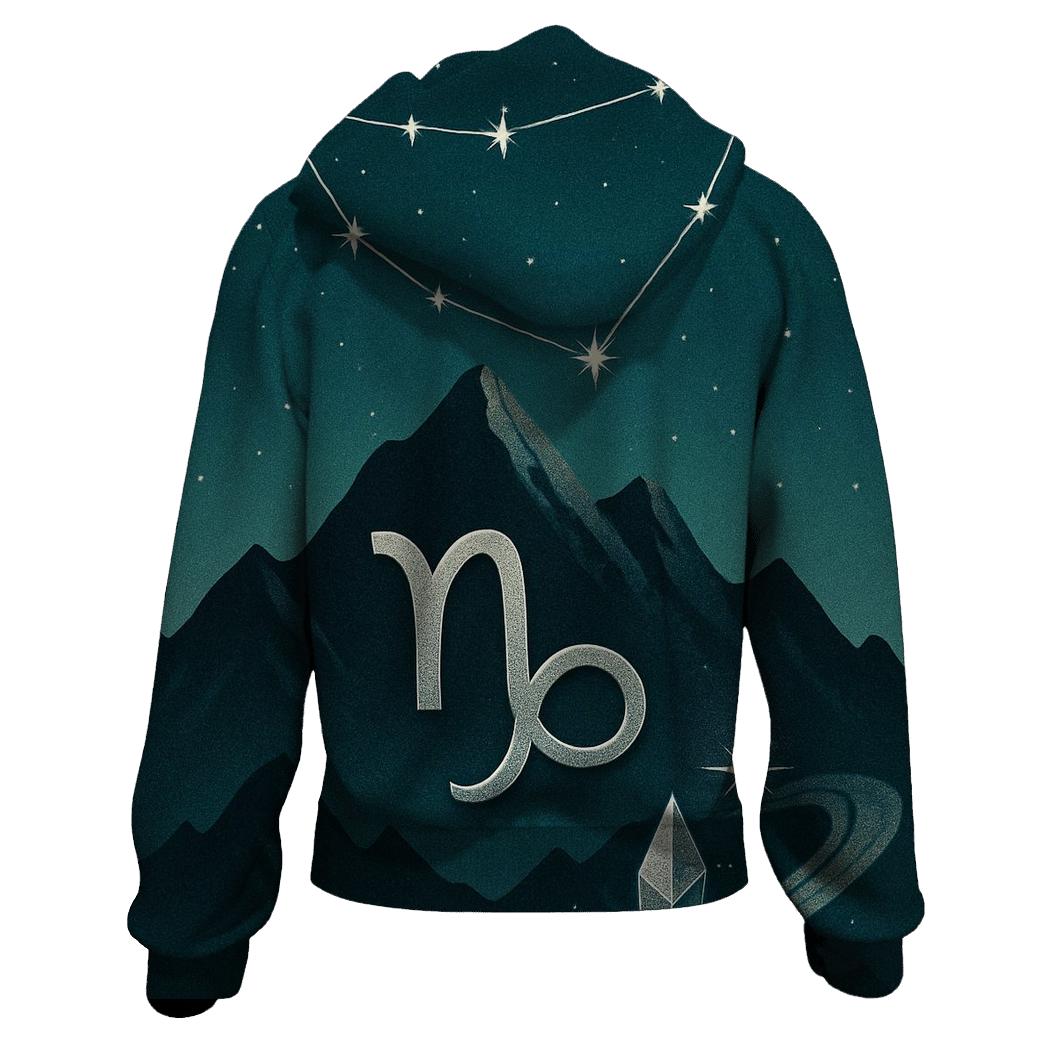 Capricorn Mountain Goat Nebula custom hoodies