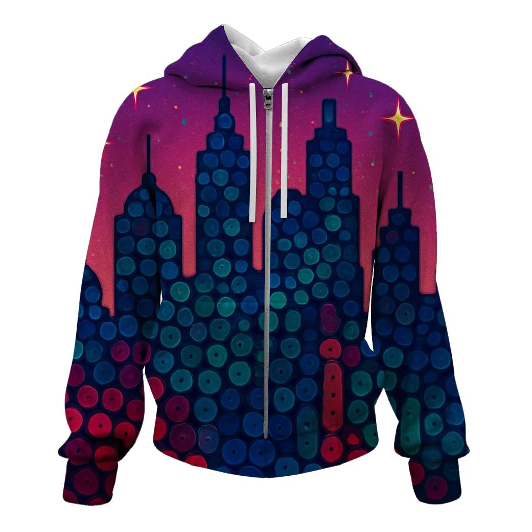 Sequin Storm Skyline heavyweight hoodies