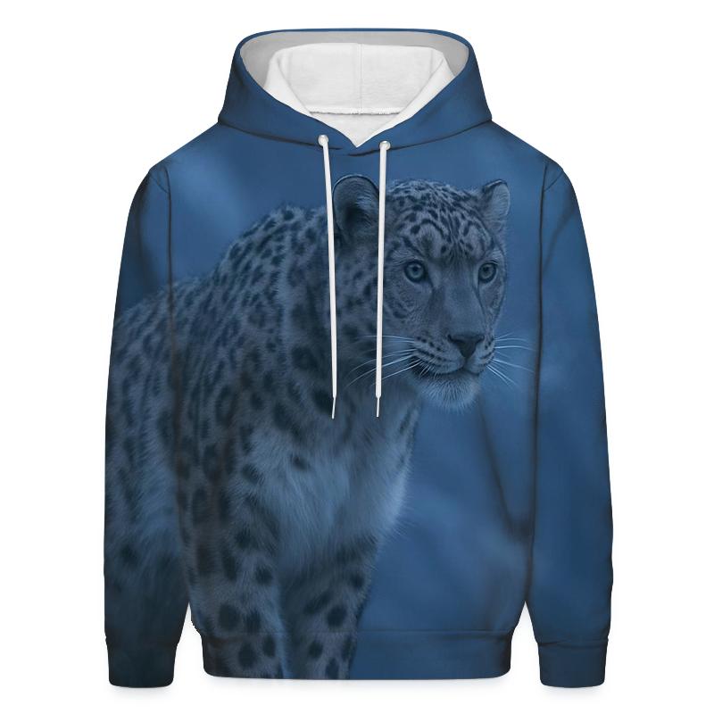 Ridge Ghost Snow Leopard graphic hoodies