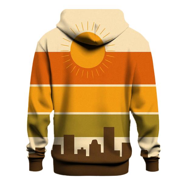 Solar Groove Stripes graphic hoodies