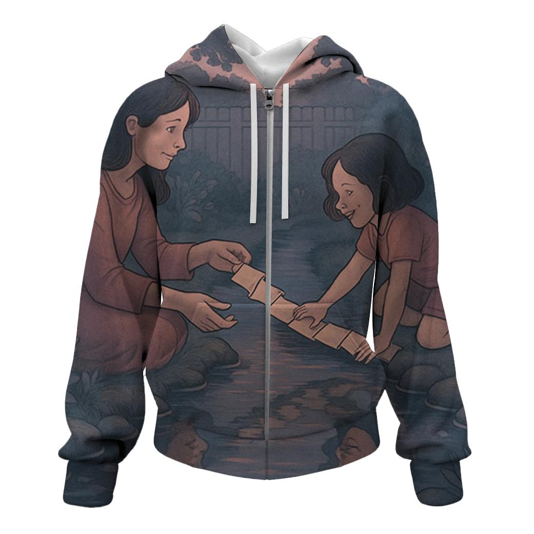 A Bridge Between Hearts graphic hoodies