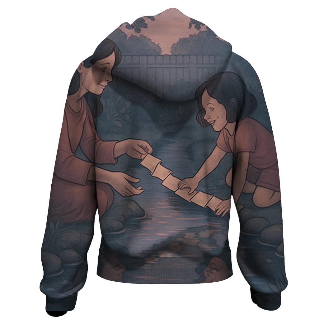 A Bridge Between Hearts graphic hoodies