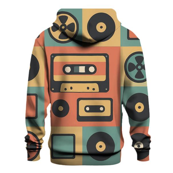 Cassette Mosaic Pattern hoodie trends