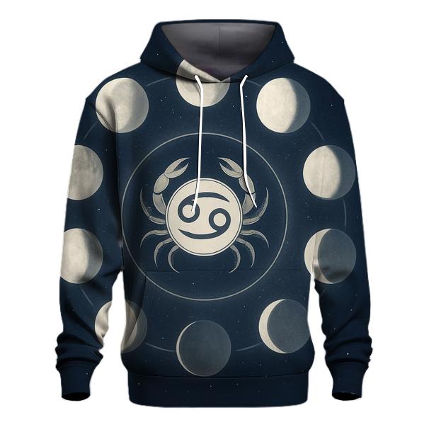 Cancer Moon Phase Cycle pullover hoodies