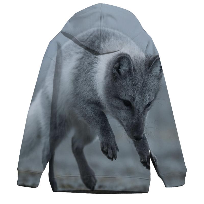 Tundra Forage Arctic Fox custom hoodies