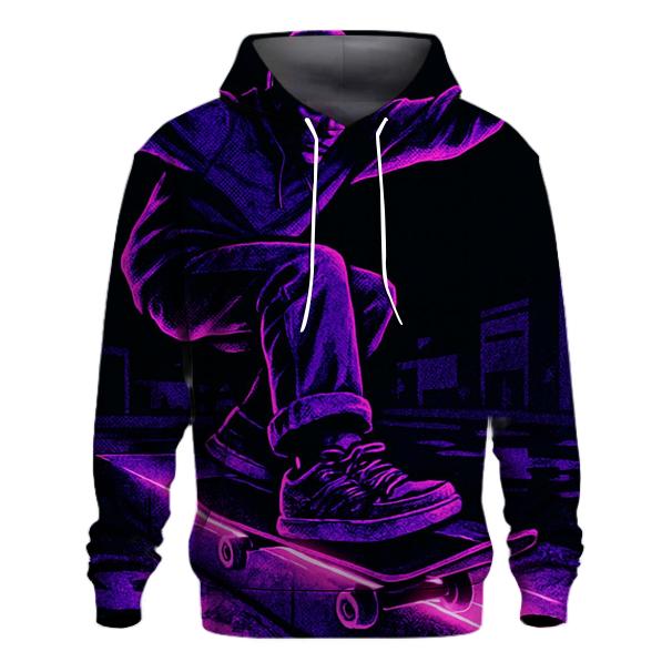Neon Night Skate custom hoodies