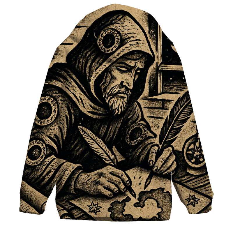 Astral Ouroboros Tattoo Cartographer heavyweight hoodies