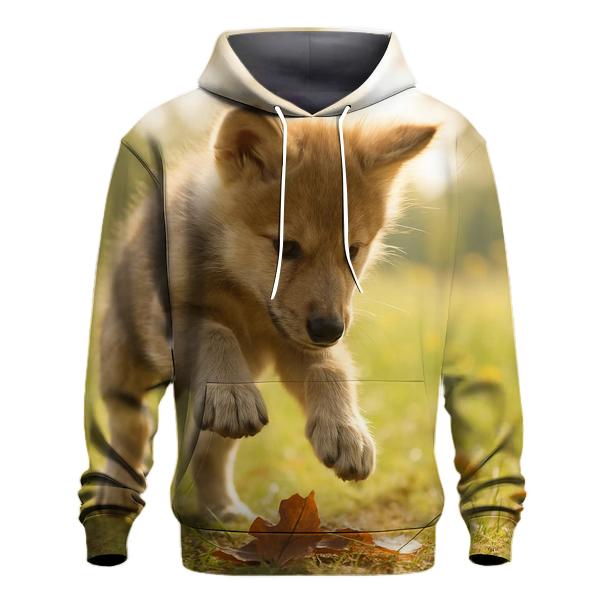 Pup Learning To Hunt pullover hoodies