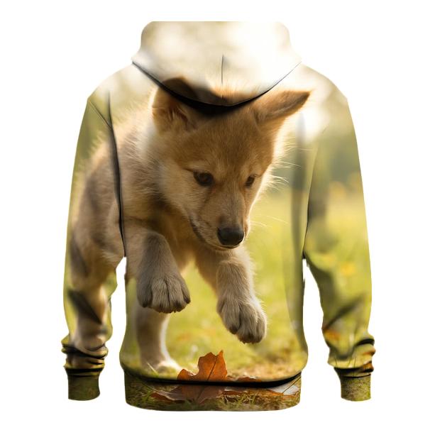 Pup Learning To Hunt pullover hoodies