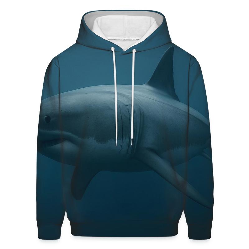 Pelagic Loom Great White Shark hoodie styles