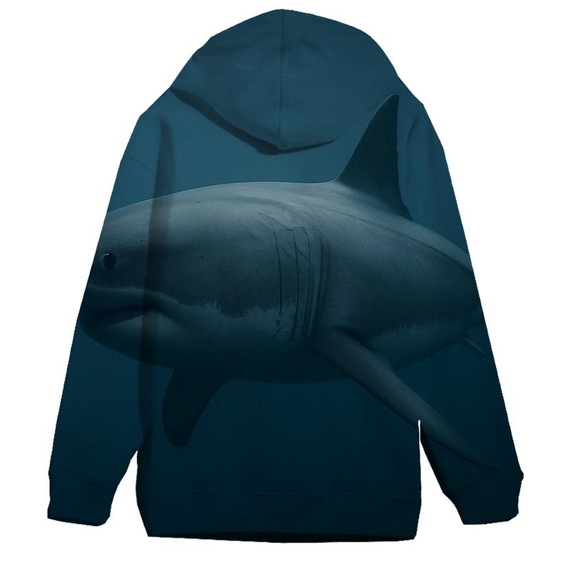 Pelagic Loom Great White Shark hoodie styles