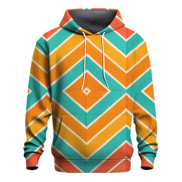 Chevron Accordion designer hoodies