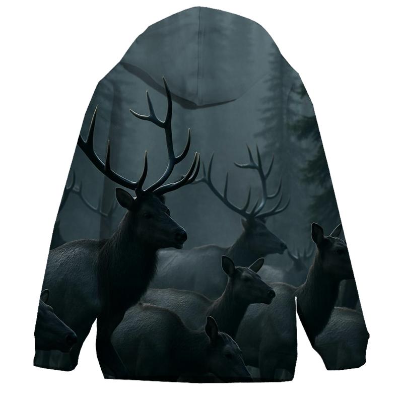 Mistwalk Elk Herd pullover hoodies