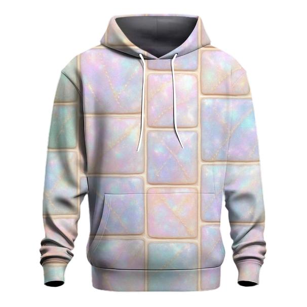 Opal Mosaic printed hoodies