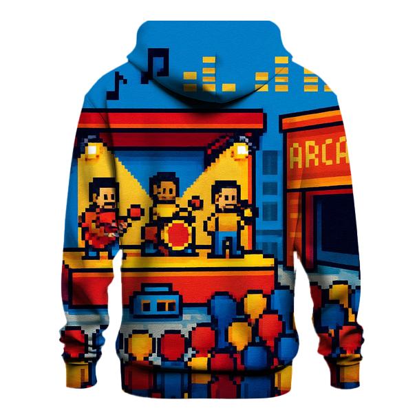 Pixel Pop Concert hoodie designs