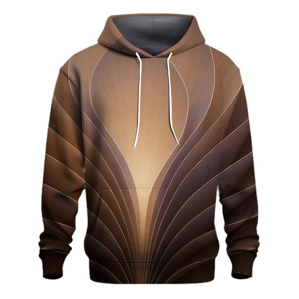 Radiant Folding embroidered hoodies