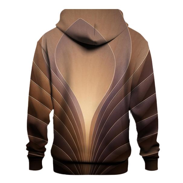 Radiant Folding embroidered hoodies