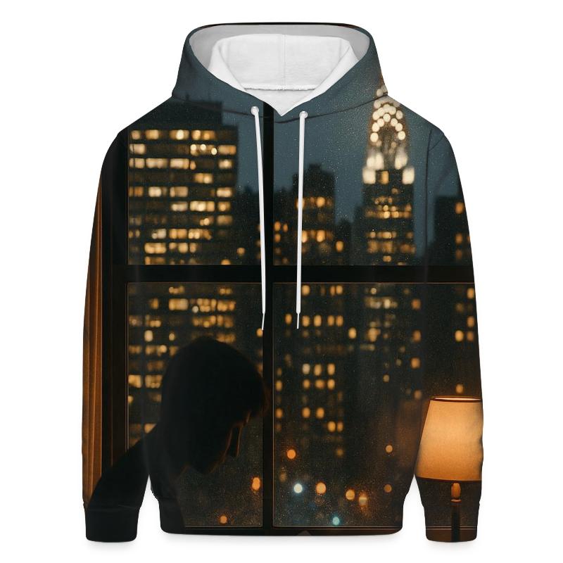 Nighttime Window Patterns From A Midtown Apartment hoodie trends
