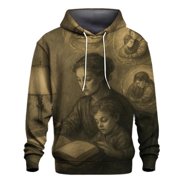 The Silent Ledger embroidered hoodies