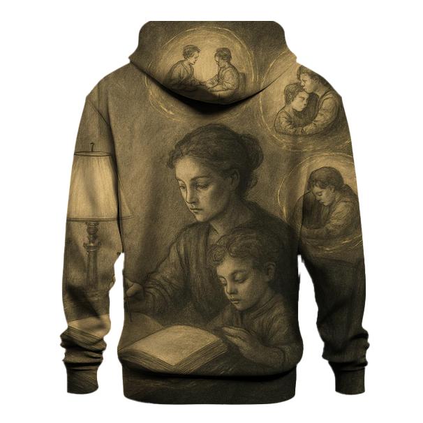 The Silent Ledger embroidered hoodies