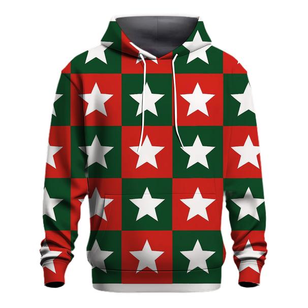 Checkerboard Star Play zip-up hoodies