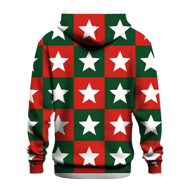 Checkerboard Star Play zip-up hoodies