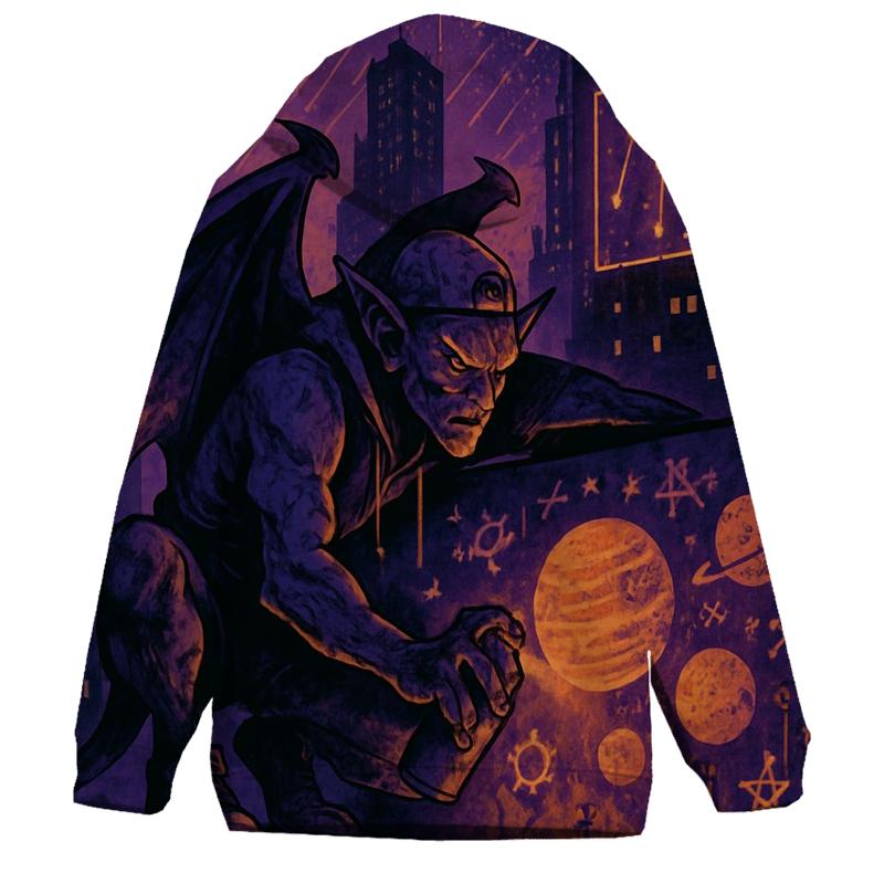 Graffiti Skyline Gargoyle hoodies fashion