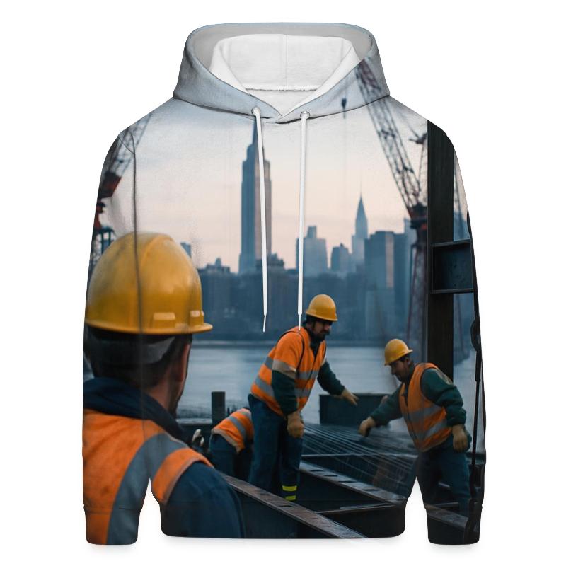 Dawn Construction Ballet On The East River premium hoodies