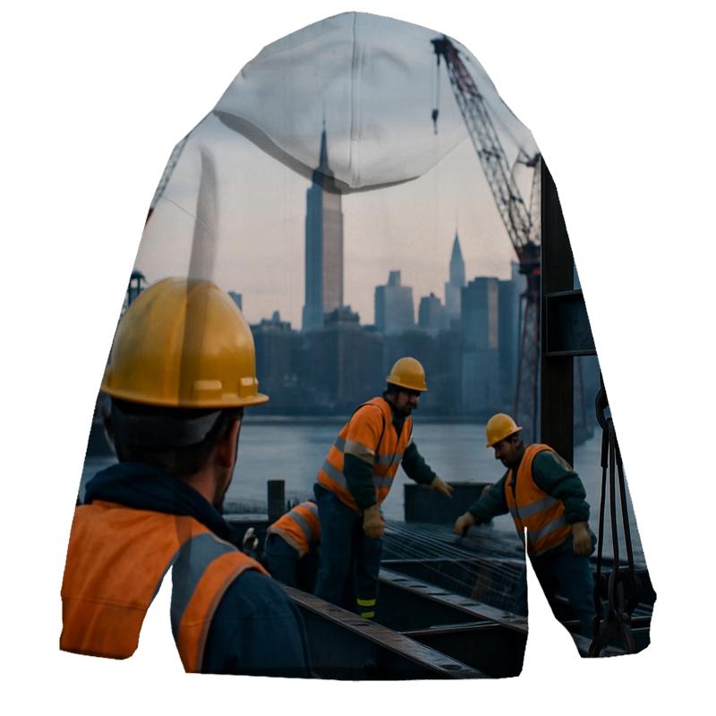 Dawn Construction Ballet On The East River premium hoodies