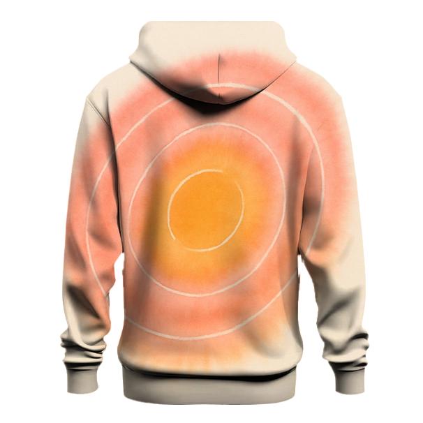 Radiant Kumquat Halo designer hoodies