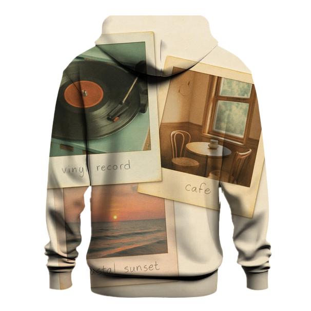 Faded Polaroid Film Frame Collage designer hoodies