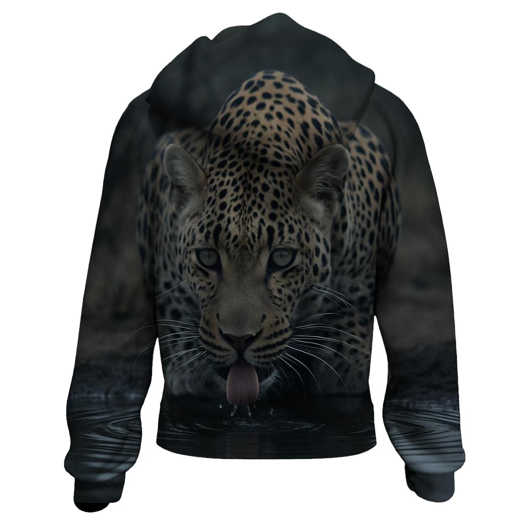 Shade Pool Vigil African Leopard designer hoodies