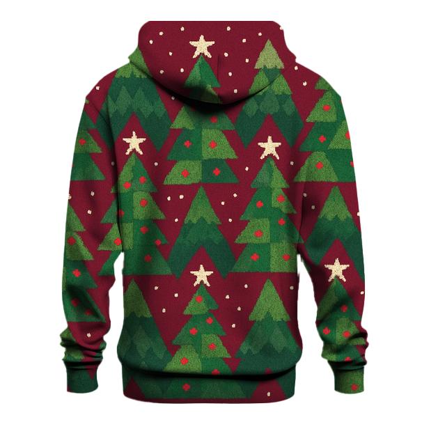Evergreen Triangle Peaks Design printed hoodies