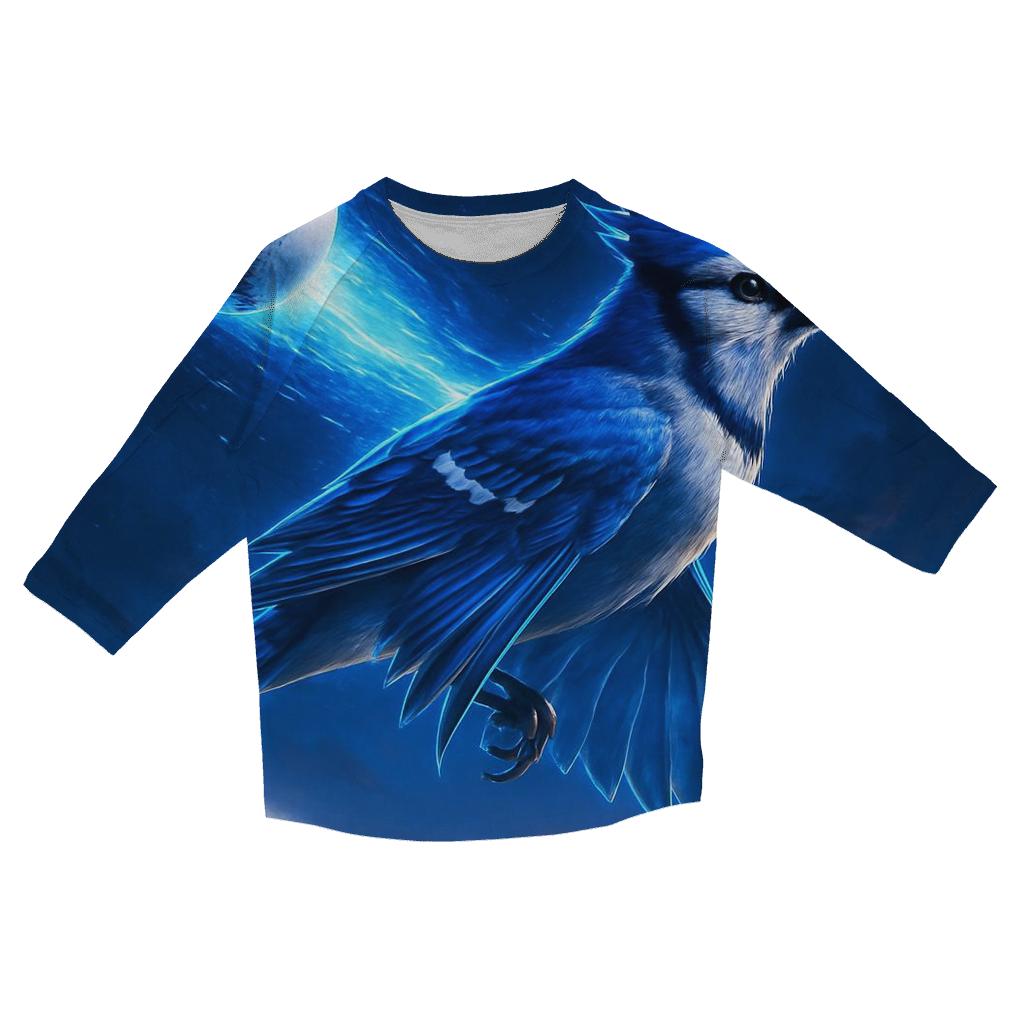 Blue Jays Flight Trail fashion 3/4 sleeve shirts