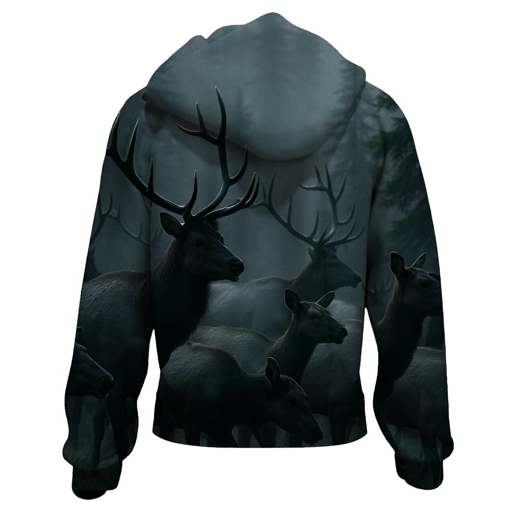 Mistwalk Elk Herd lightweight hoodies