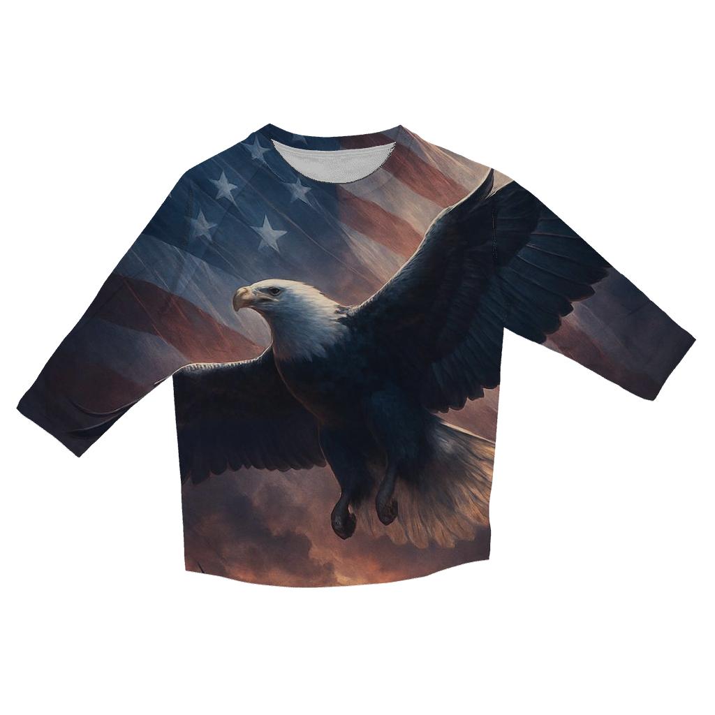 Eagle Over Watch stylish quarter sleeve tops