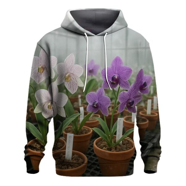 Glasshouse Orchid Conservation Tray pullover hoodies