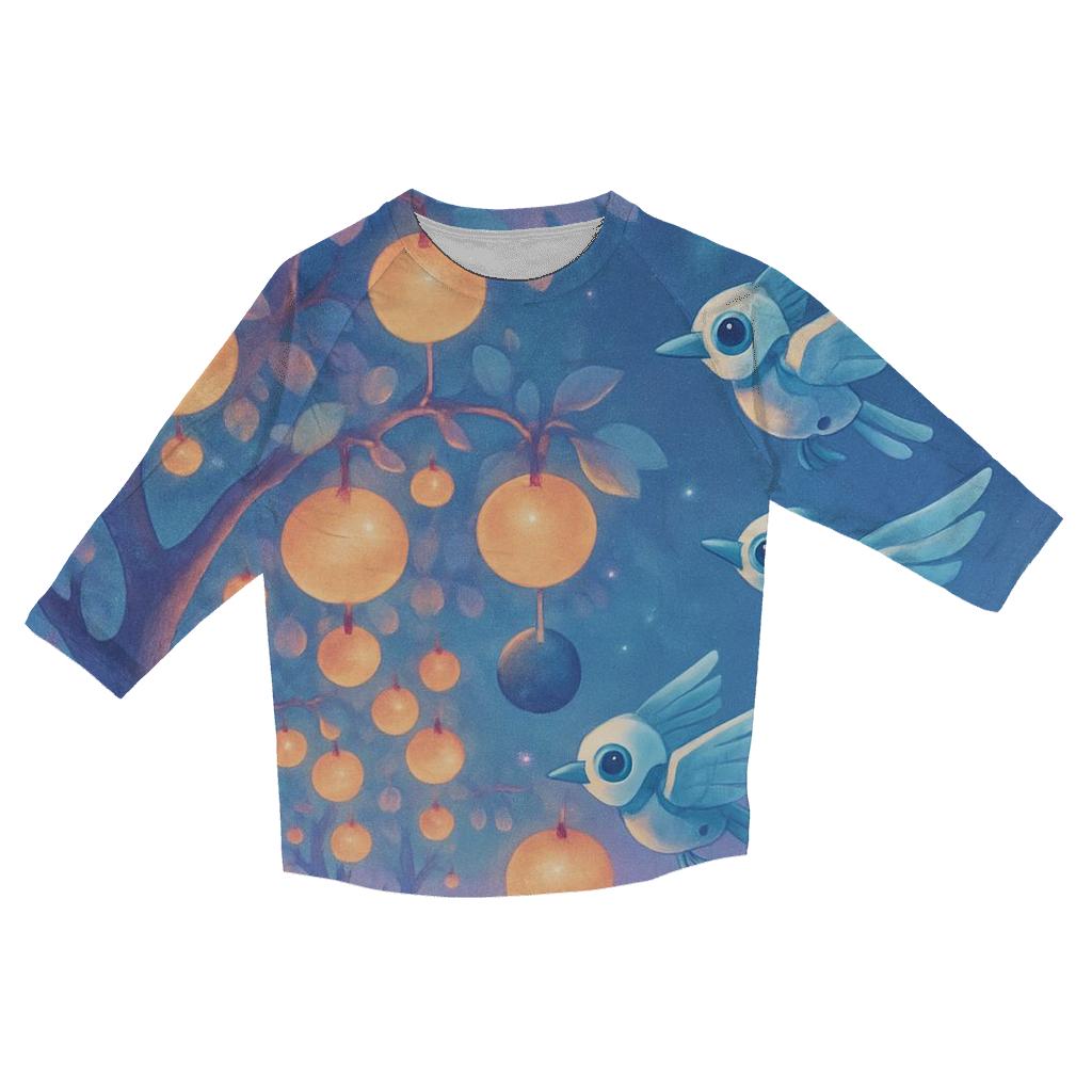 Orbital Orchard cotton quarter sleeve shirts