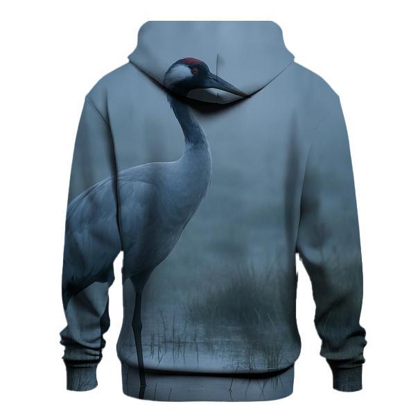 Bog Sentinel Eurasian Crane heavyweight hoodies