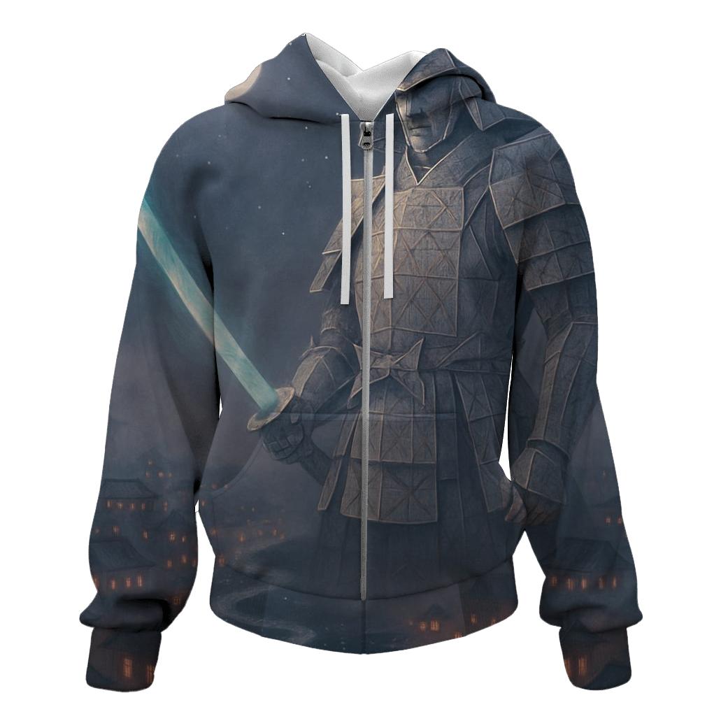 Moonlit Paper City Sentinel hoodies fashion