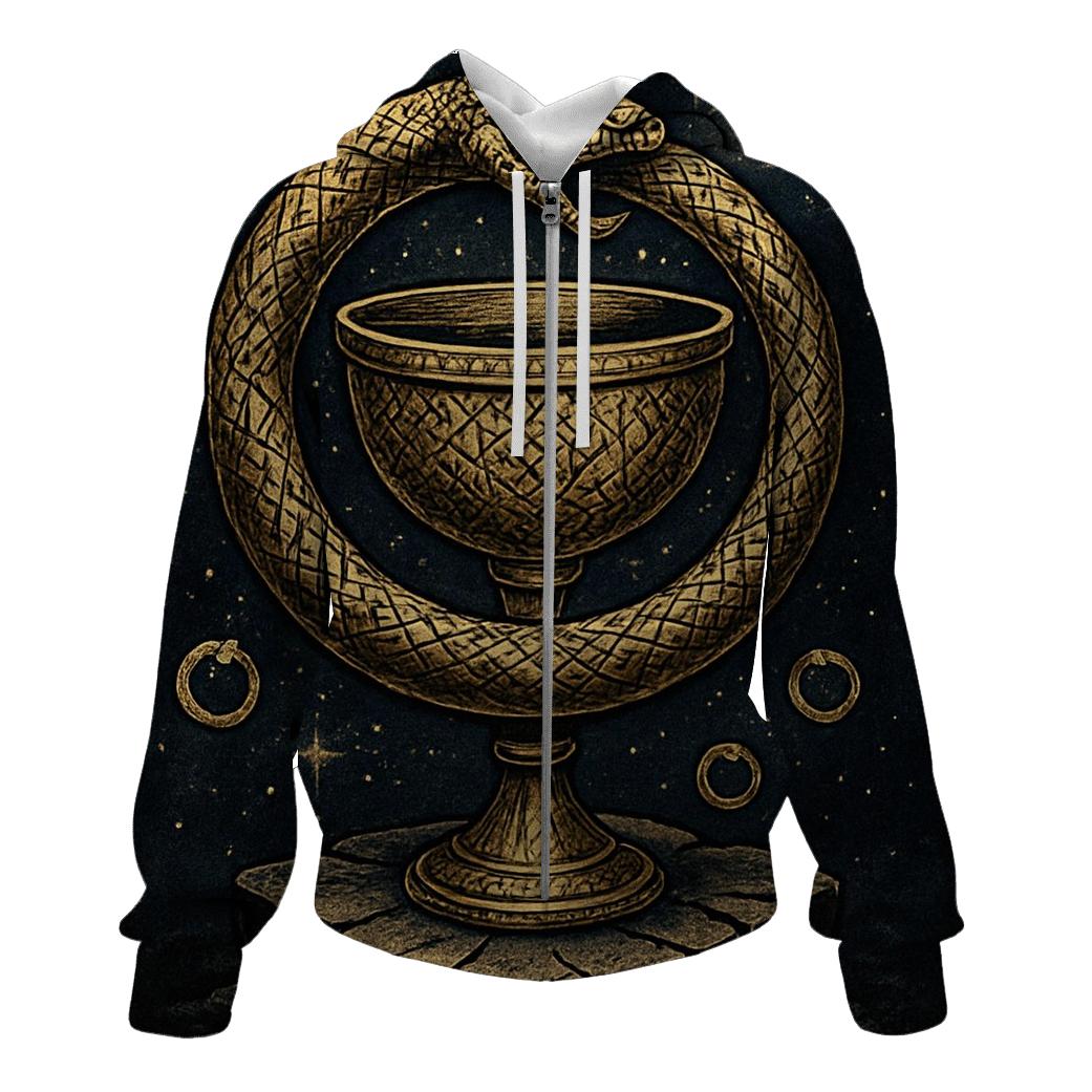 Orbiting Serpent Chalice hoodie trends